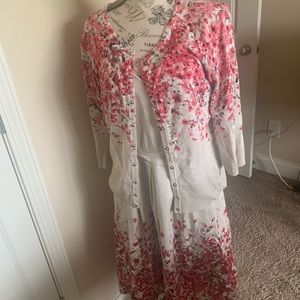 Beautiful Casual WHBM set.   Sweater and Dress